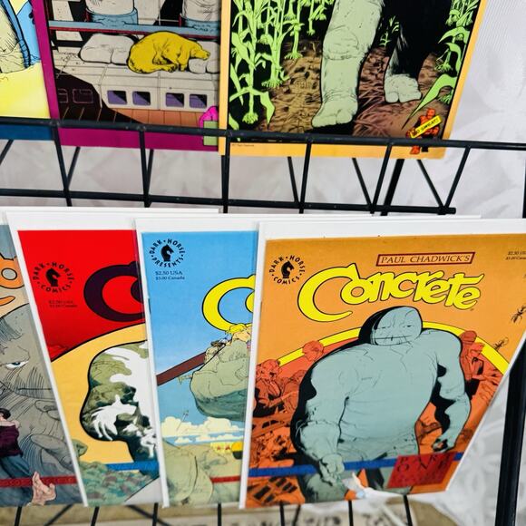 Concrete 3-7 9 Fragile Creatures 1-4 A New Life & 3 Uneasy Pieces Paul Chadwick - Picture 5 of 7